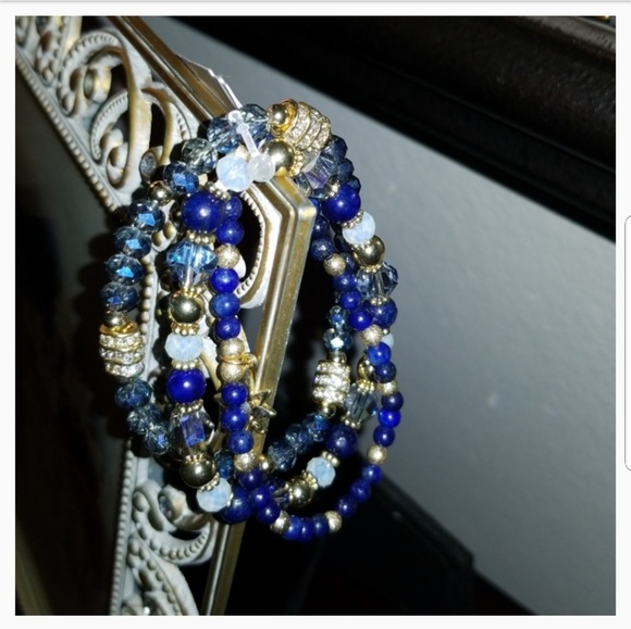 🆕 Blue & Gold Bracelet ✨ - Picture 6 of 8